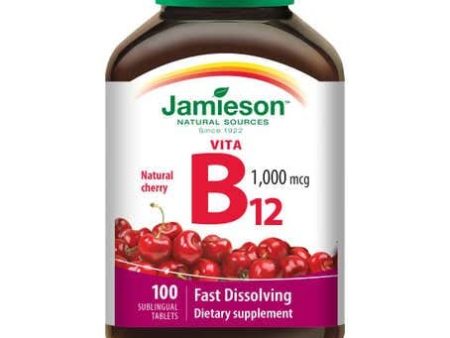 Jamieson Vita B12 1000Mcg 100 Tablets Online now