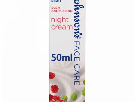 Johnson S Even Complexion Night Cream - 50 Ml For Discount