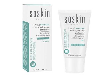 bb cream light spf 30 moisturizing cream  40ml soskin Online